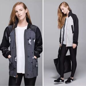Lululemon Both Ways Bomber Atomic Flower Jacket size 8/10